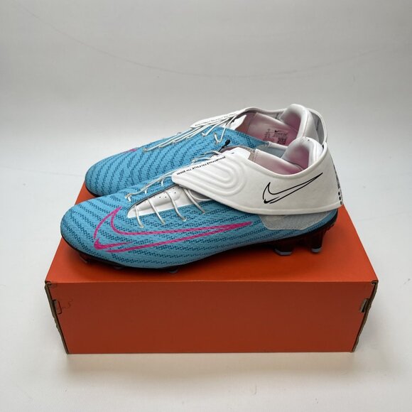 Nike Phantom GT2 Academy Flyease FG/MG Soccer Cleats Blue Sz 7 US DH9638-446 - Picture 4 of 9